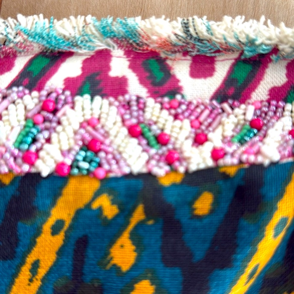 Anthropologie Jasper and Jeera Embroidered Tote Bag. - Picture 11 of 12
